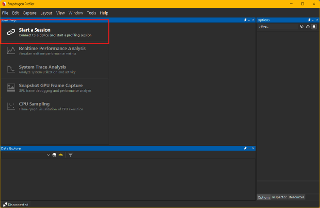 Snapdragon profiler no device connect